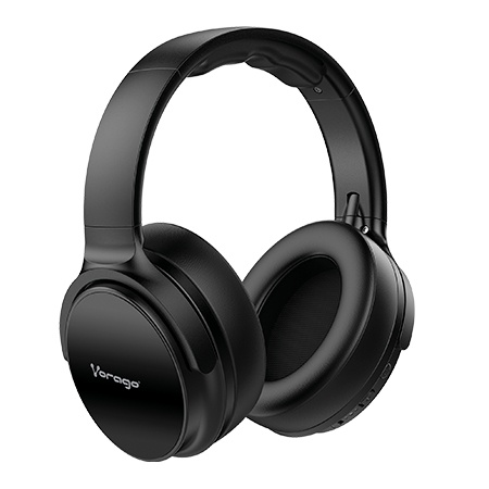 Vorago Audífonos HPB-401, Bluetooth, Inalámbrico, 3.5mm, Negro
