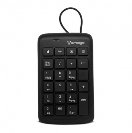 Vorago Teclado Numérico KB-105, Alámbrico, USB, Negro