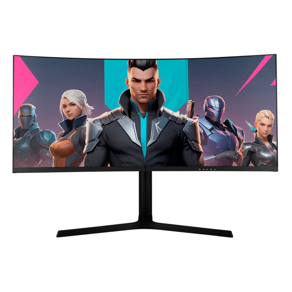 Monitor Gamer Curvo Vorago MG802 LED 34", 3440x1440 Ultra Wide Quad HD, FreeSync, 180Hz, HDMI/DisplayPort, Negro 
