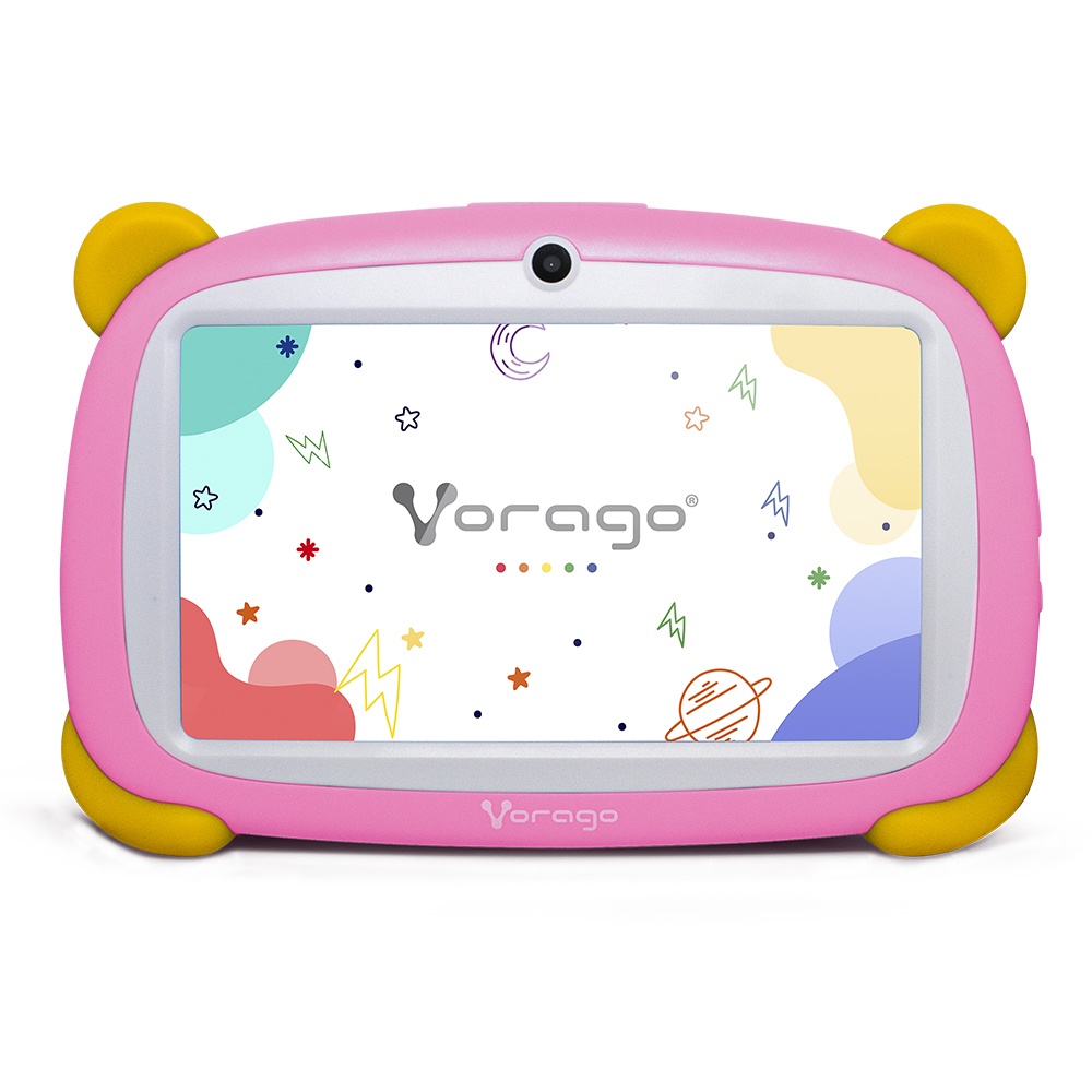 Tablet Vorago para Niños PAD-7-KIDS 7" 1024x600, 16GB, 1GB RAM, Android 9, Rosa 