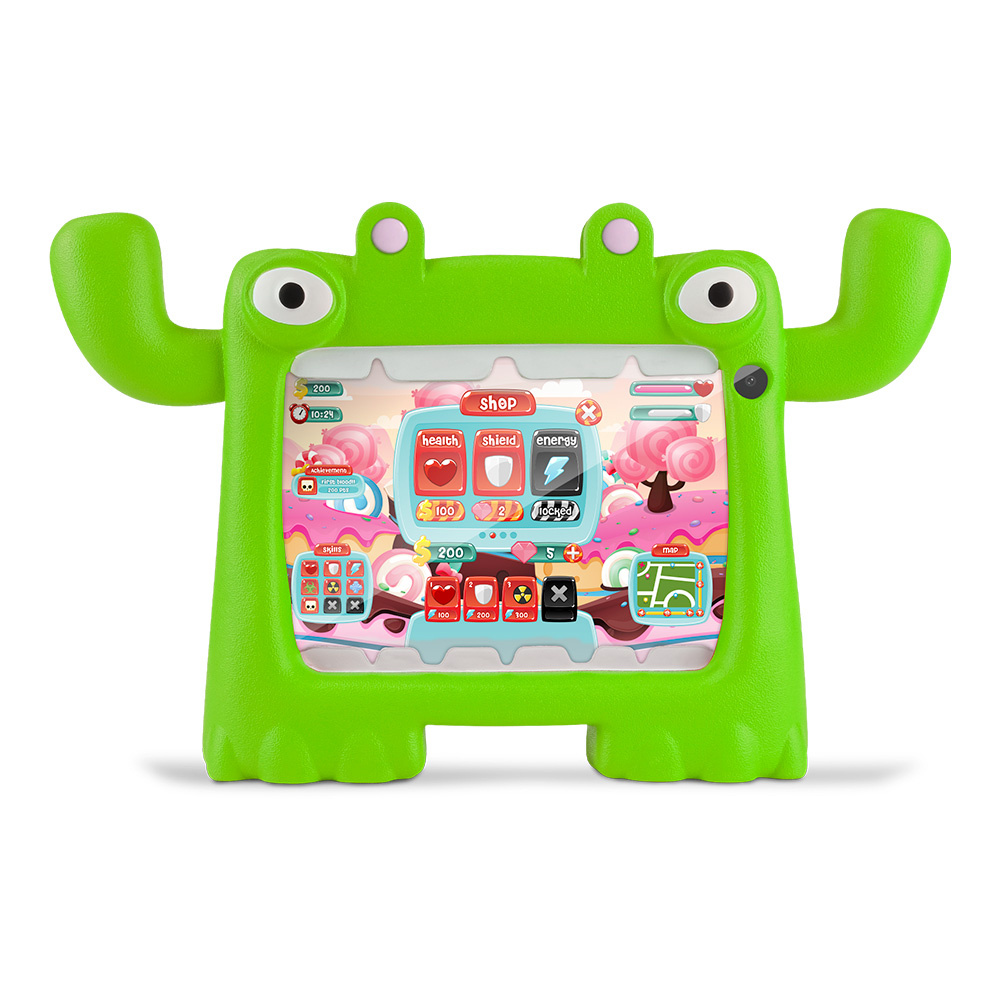 Tablet Vorago para Niños PAD-7-V6-KIDS-GR 7", 32GB, Andorid 11, Verde/Negro