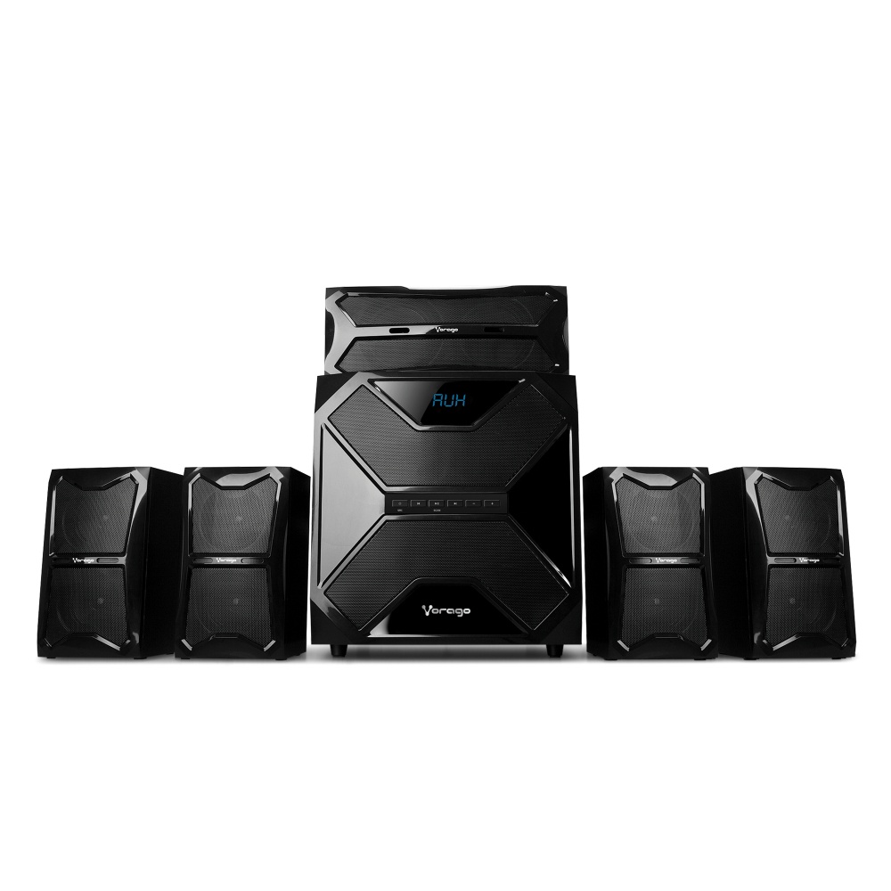 Vorago Bocinas con Subwoofer SPB-600, Bluetooth, Inalámbrico, 5.1, 15W RMS, Negro