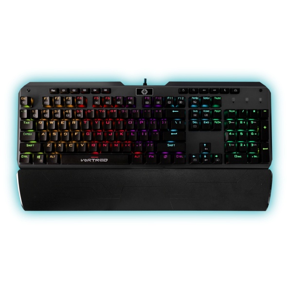 Teclado Gamer Vortred Empire RGB, Teclado Mecanico, Alámbrico, Negro