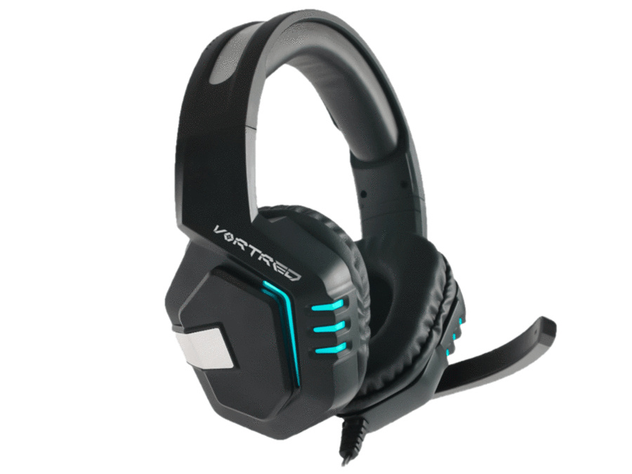 Vortred Audífonos Gamer V-930112 7.1, Alámbrico, 1.85 Metros, 3.5mm, Negro