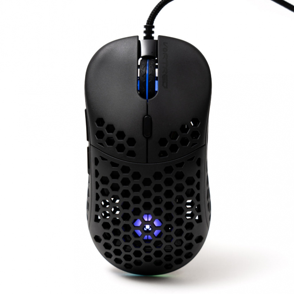 Mouse Gamer Vortred Óptico Litebee, Alámbrico, USB, 12.800DPI, Negro