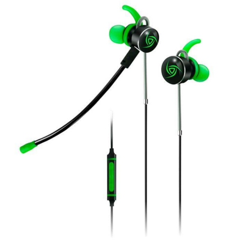 VSG Audífonos Gamer HUNTERBEAT, Alámbrico, 1.2 Metros, 3.5mm, Verde/Negro