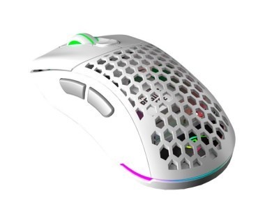 Mouse Gamer VSG Óptico Aquila Fly RGB, Inalámbrico, 16.000DPI, Blanco Mate