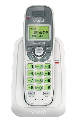 VTech Teléfono Inalámbrico DECT CS6114, 1 Auricular, Blanco