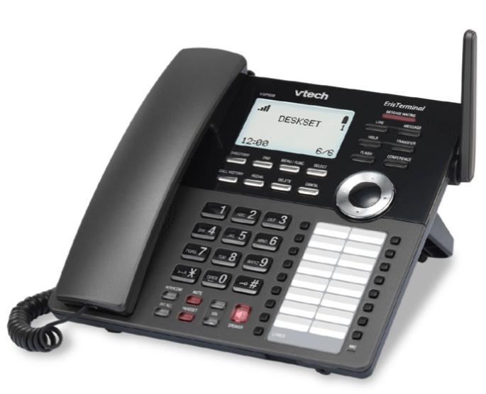 Vtech Teléfono IP VSP608 3.5", Alámbrico, 2 Líneas, 32 Teclas Programables, Altavoz, Gris