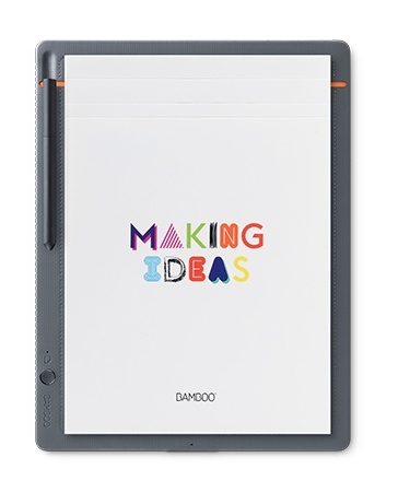 Tableta Gráfica Wacom Bamboo Slate CDS-810S, Alámbrico/Inalámbrico, Gris/Naranja
