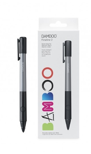 Wacom Lápiz Digital Bamboo Fineline 2 para iPad, Gris