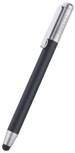 Wacom Bamboo Stylus Capacitive CS100K para iPad y otras Tabletas, Negro/Plata