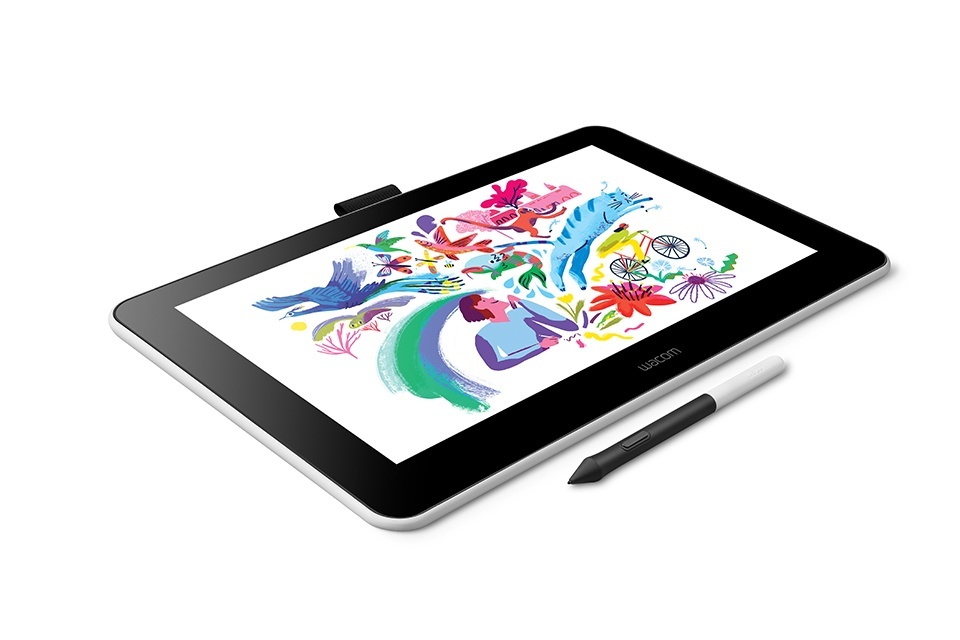 Tableta Gráfica Wacom One 13 13.3", 294 x 166mm, Inalámbrico/Alámbrico, USB, Negro/Blanco