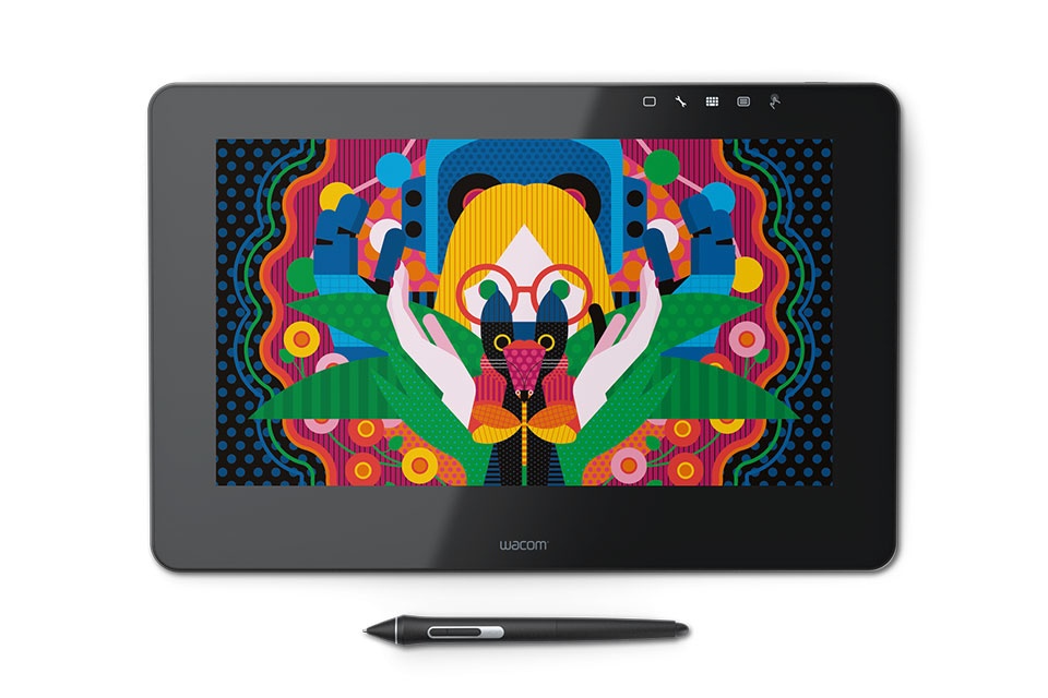 Tableta Grafica Wacom Cintiq Pro 13.3'', 294 x 166 mm, USB C 2.0, Negro - Incluye adaptador HDMI/Mini Displayport