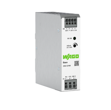 Wago Fuente de Poder Industrial 2587-2144, Entrada 100 - 240V, Salida 24V, 120W, 5A