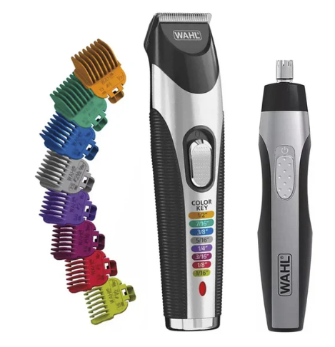 Wahl Recortadora de Barba Color Pro, Recargable, 8 Piezas