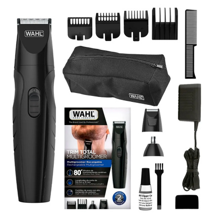 Wahl Recortadora de Barba 9685-008MX, Recargable, 11 Piezas