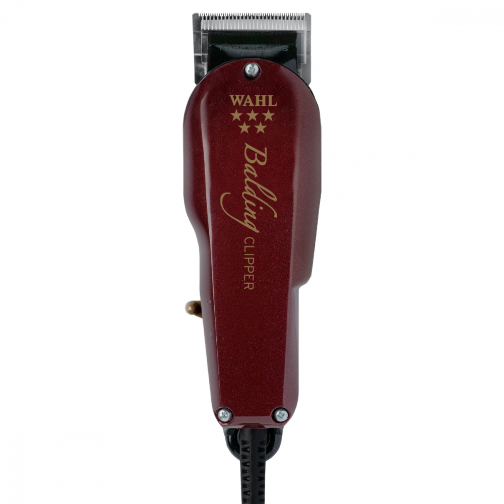 Wahl Recortadora Clipper Balding, 2 Peines, Rojo