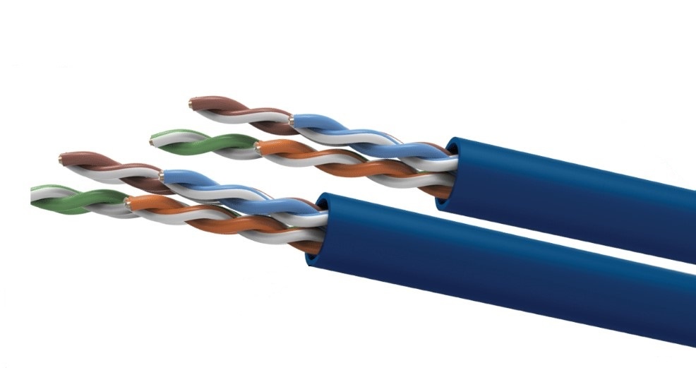 WAM Bobina de Cable Cat6 UTP, 305 Metros, Azul