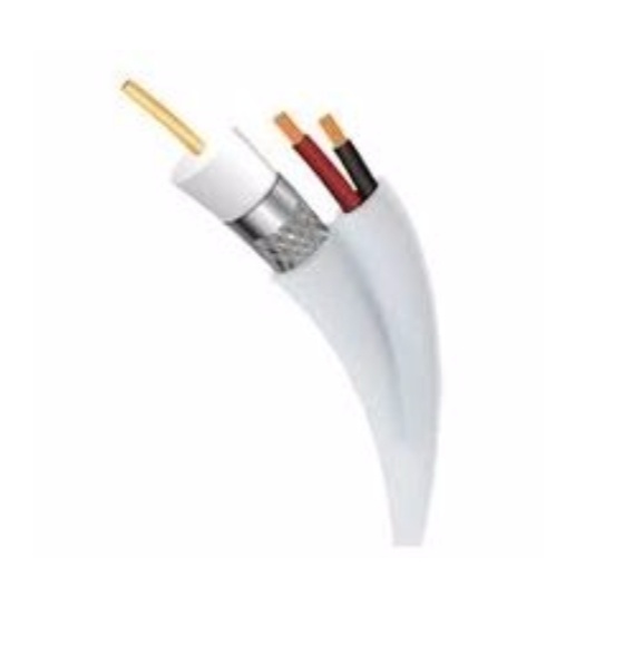 Wam Bobina de Cable Coaxial RG-59, 305 Metros, Blanco