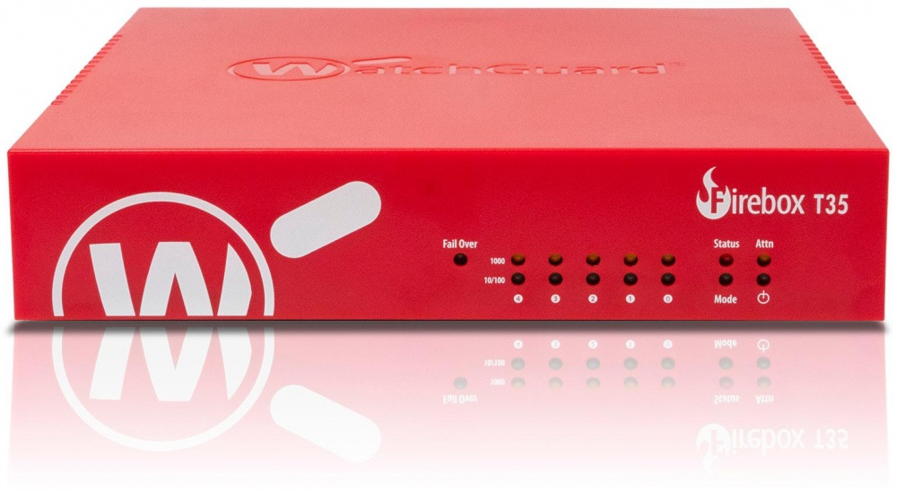 WatchGuard Router con Firewall Firebox T35, 940Mbit/s, 5x RJ-45