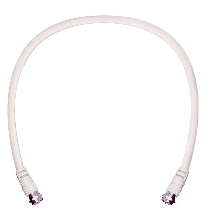 Weboost Cable Coaxial F Macho - Tipo F Macho, 60cm, Blanco