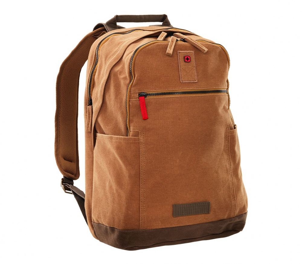 Wenger/SwissGear Mochila de Algodón Arundel para Laptop 16'', Marrón