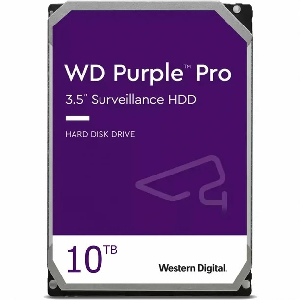 Disco Duro para Videovigilancia Western Digital WD Purple Pro 3.5", 10TB, SATA III, 6 Gbit/s, 7200RPM, 256MB Caché 