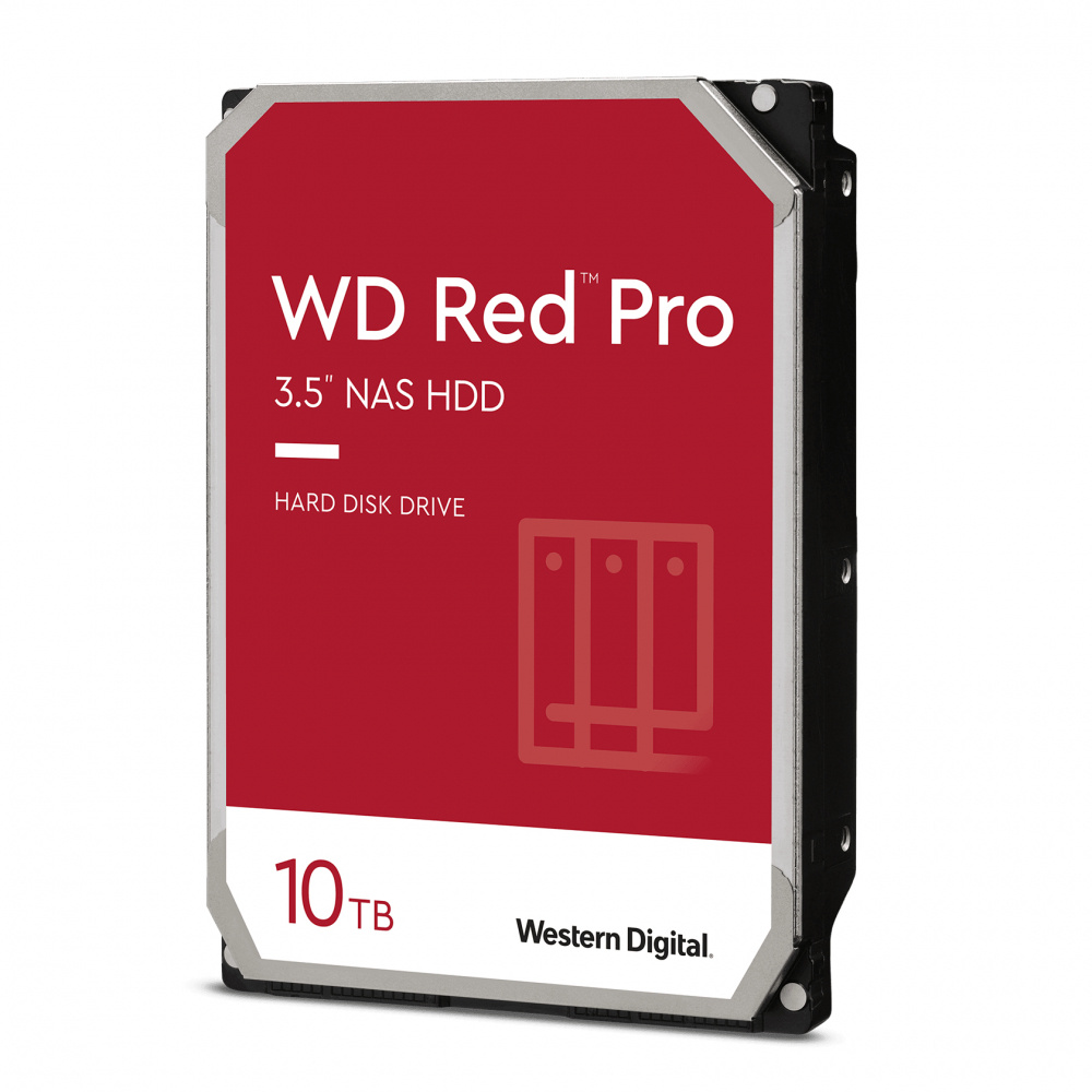 Disco Duro para NAS Western Digital WD Red Pro 3.5", 10TB, SATA III, 6 Gbit/s, 7200RPM 256MB Caché