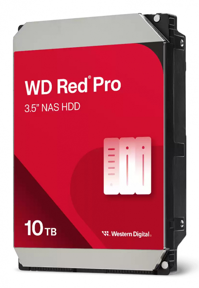 Disco Duro para NAS Western Digital Red Pro 3.5", 10TB, SATA III, 6 Gbit/s, 7200RPM 512MB Caché