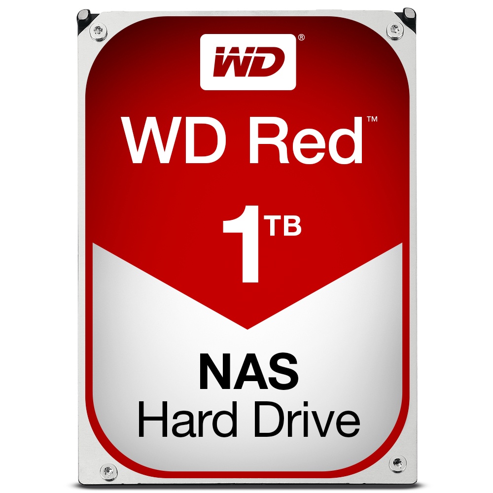 Disco Duro para NAS Western Digital WD Red 3.5'' de 1 a 8 Bahías, 1TB, SATA III, 6 Gbit/s, 64MB Cache