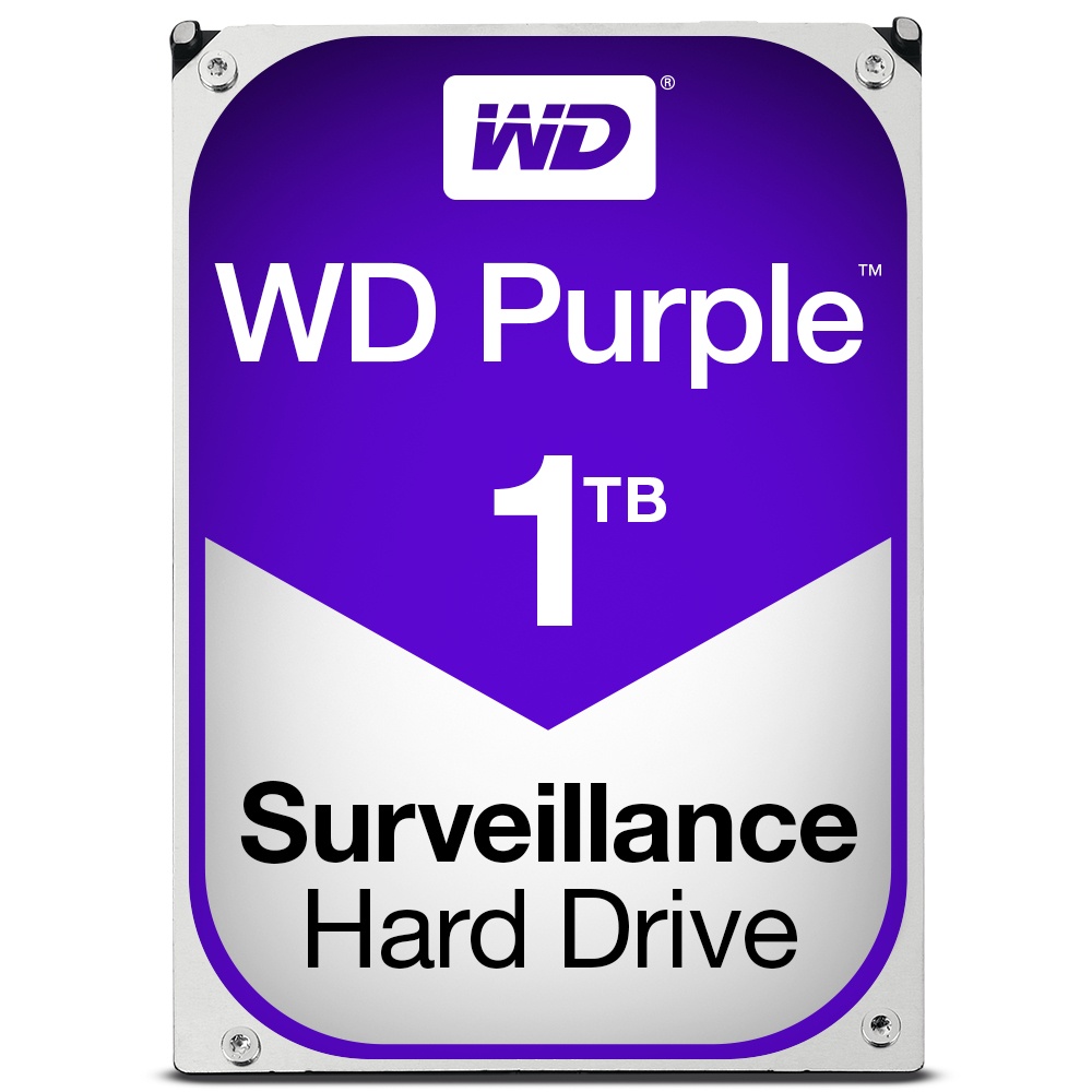 Disco Duro para Videovigilancia Western Digital WD Purple, 1TB, 6 Gbit/s, SATA, 64MB Cache