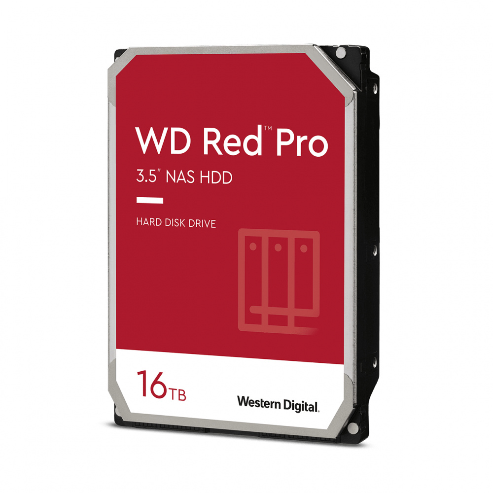 Disco Duro para NAS Western Digital WD Red Pro 3.5", 16TB, SATA III, 6 Gbit/s, 7200RPM 512MB Caché