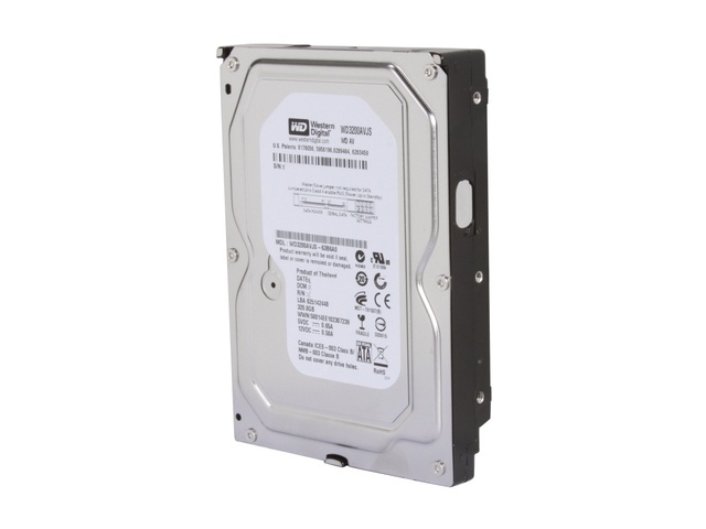 Disco Duro Interno Western Digital WD WD3200AVJS 3.5'', 320GB, SATA, 3 Gbit/s, 7200RPM, 8MB Cache