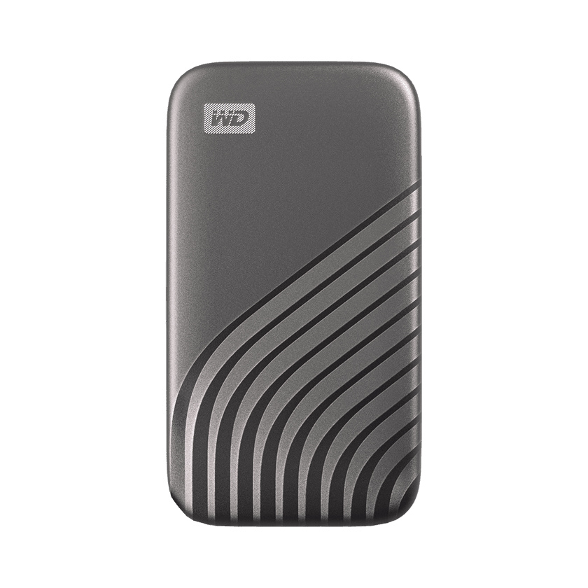 Disco Duro Externo WD My Passport 2.5", 2TB, USB-C 3.1, Gris, Resistente a Golpes, para Mac/PC