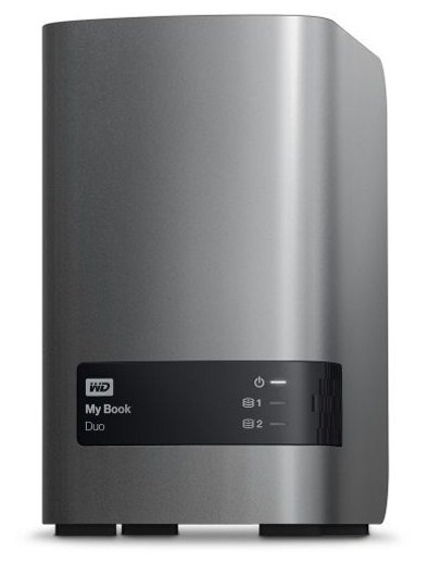 Disco Duro Externo Western Digital WD My Book Duo Desktop de 2 Bahías 3.5'', 4TB, max. 12TB, USB 3.0, Gris - para Mac/PC