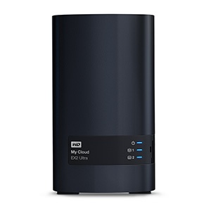 Western Digital WD My Cloud EX2 Ultra NAS de 2 Bahías Hot Swap, 0TB, max. 16TB, USB 3.0, para Mac/PC ― no incluye Discos