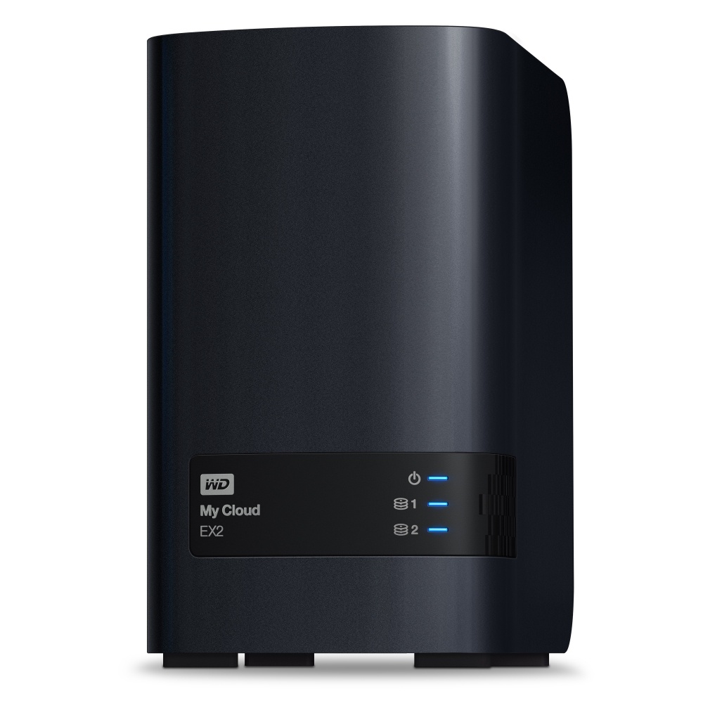 Western Digital WD My Cloud EX2 NAS de 2 Bahías Hot Swap, 0TB, USB 3.0, para Mac/PC - no incluye Discos