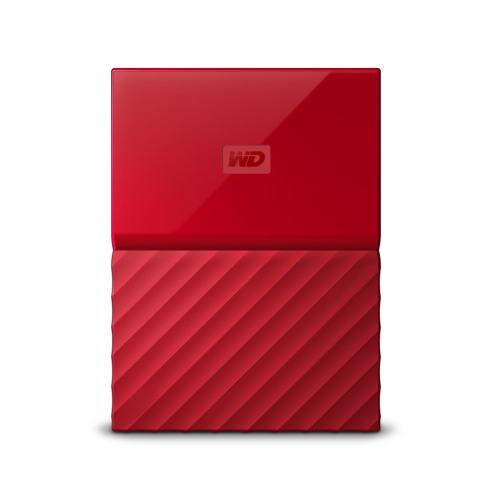 Disco Duro Externo Western Digital WD My Passport 2.5'', 1TB, USB 3.0, Rojo