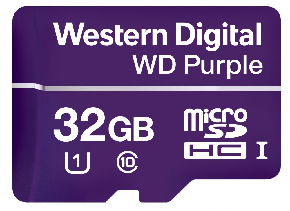 Memoria Flash Western Digital WD Purple, 32GB microSDHC, Clase 10
