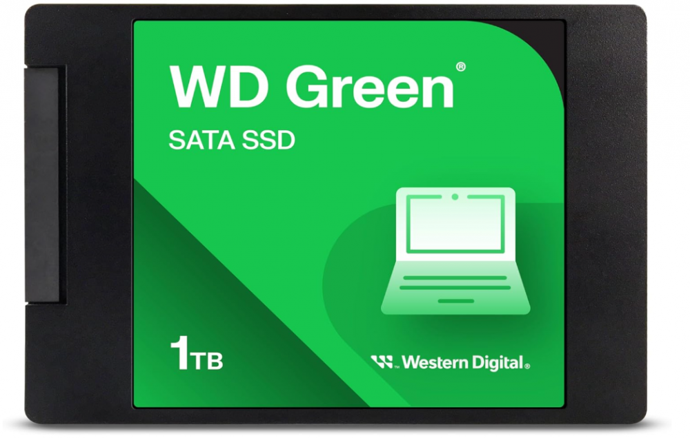 SSD WD GREEN, 1TB, 2.5", 400 MB/s Escritura, 500 MB/s Lectura, SATA III
