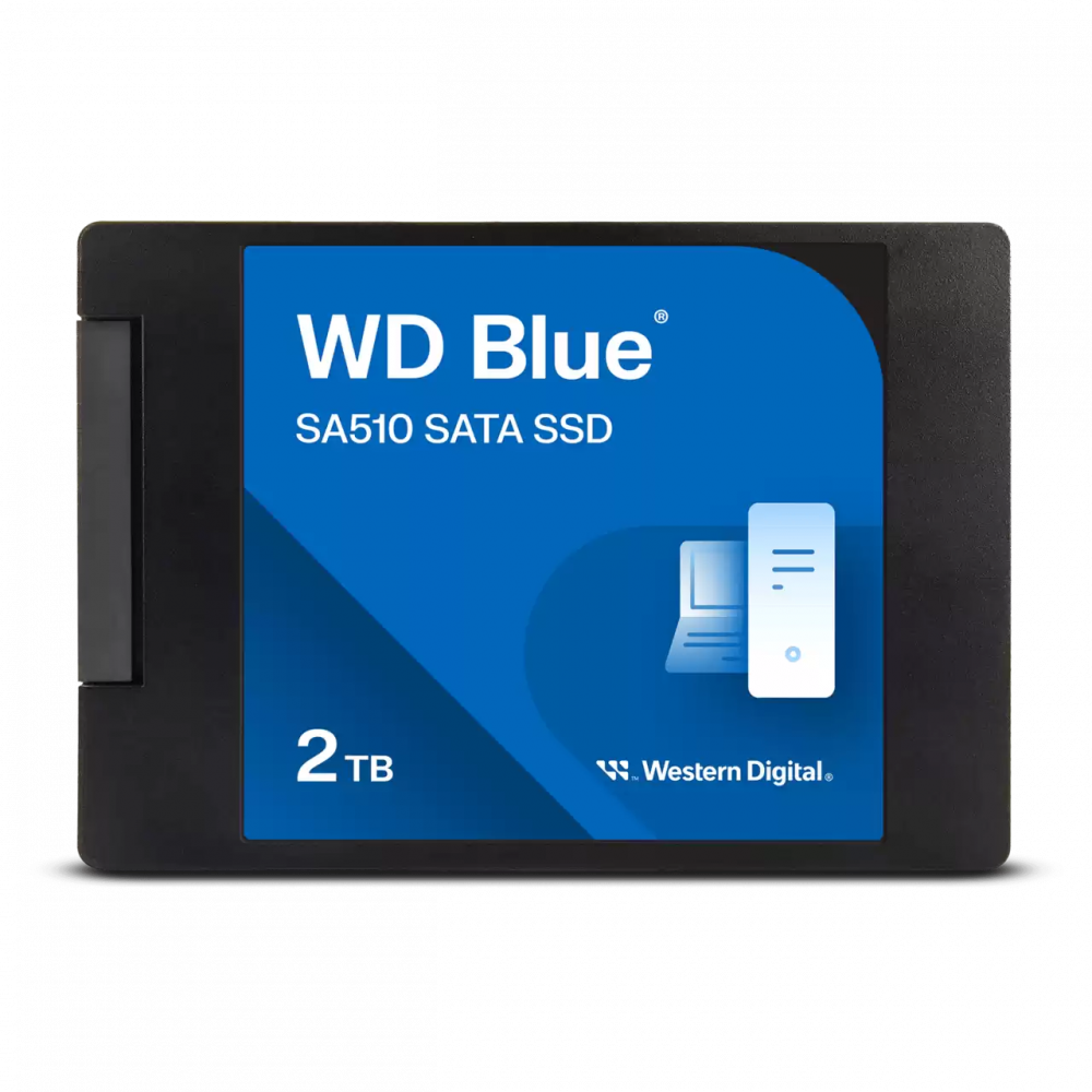 SSD Western Digital WD Blue SA510, 2TB, SATA III, 2.5'', 7mm