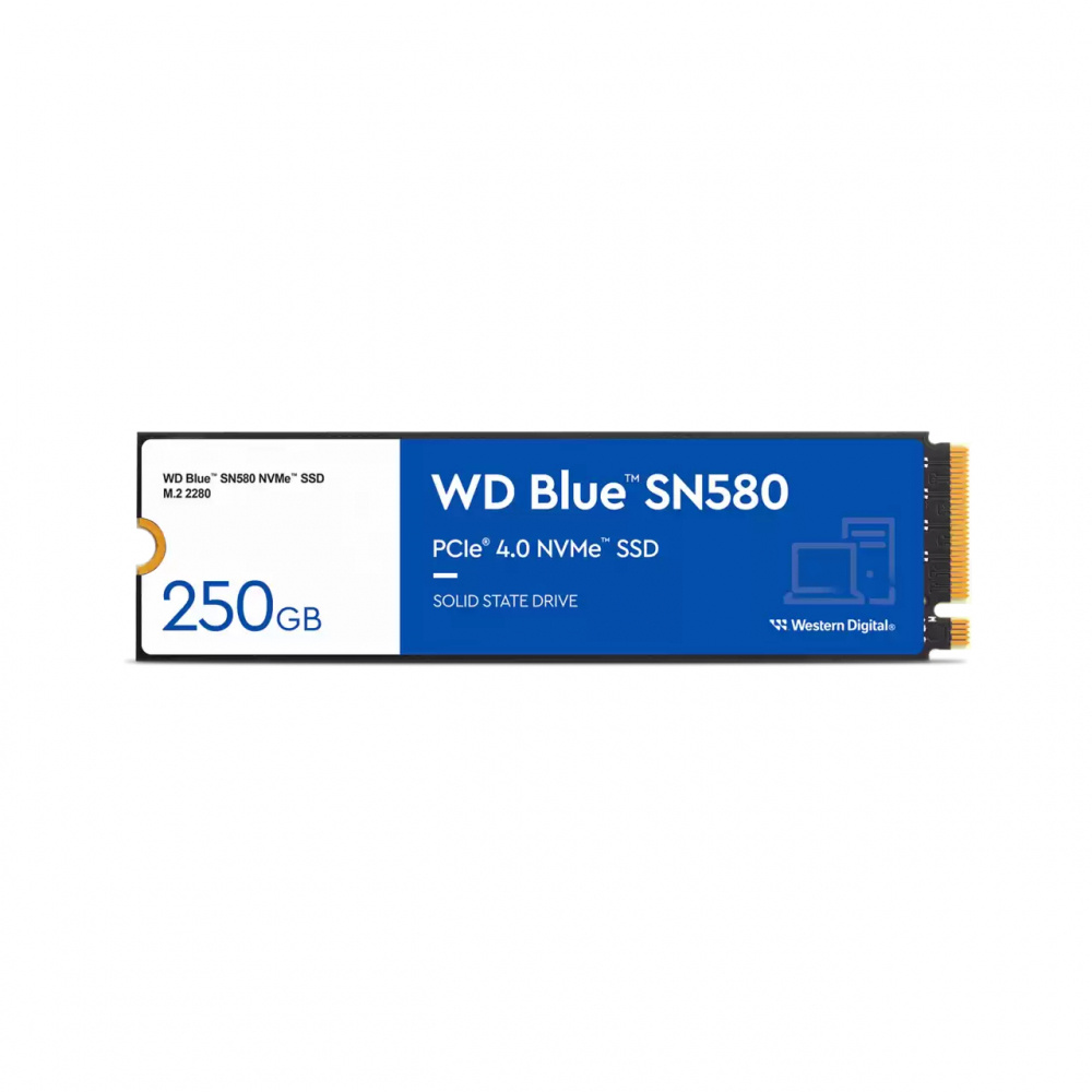 SSD Western Digital WD Blue SN580 NVMe, 2TB, PCI Express 4.0, M.2