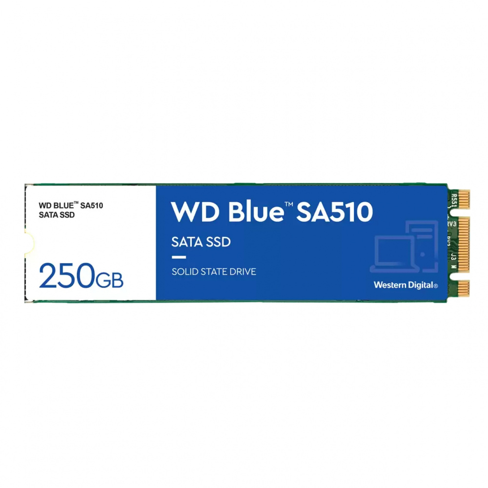 SSD WD WDS250G3B0B-00AXS0, 250GB, M.2, 440 MB/s Escritura, 555 MB/s Lectura, SATA III