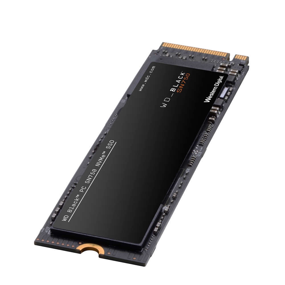 SSD Western Digital WD Black SN750 NVMe, 500GB, PCI Express 3.0, M.2 - sin Disipador de Calor