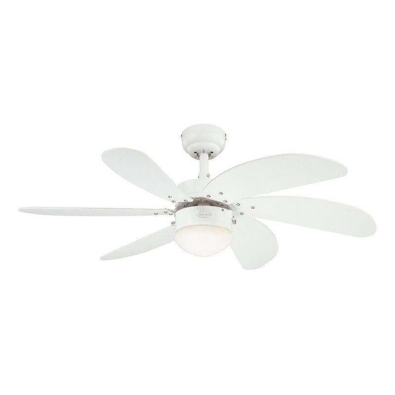 Westinghouse Ventilador de Techo 72517, 3 Velocidades, 42", Blanco