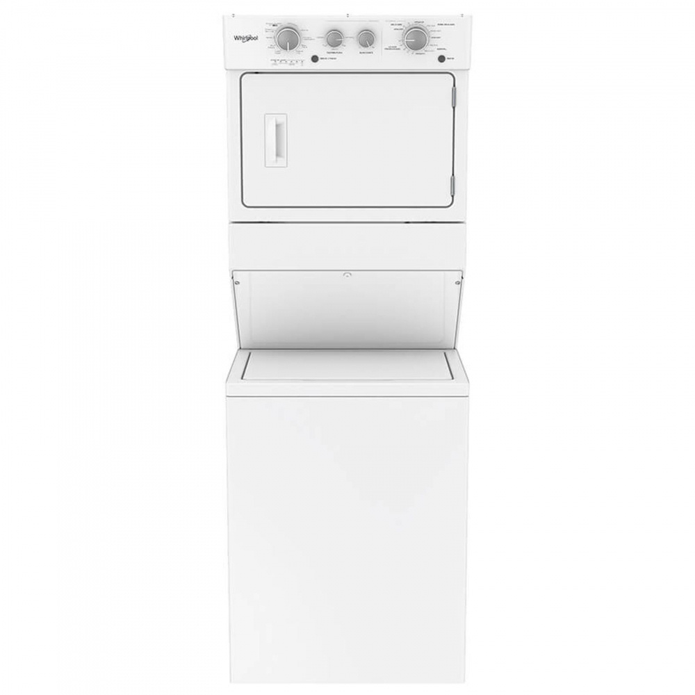Whirlpool Lavadora y Secadora 7MWGT4027HW, 20kg, 9 Programas de Lavado, Blanco