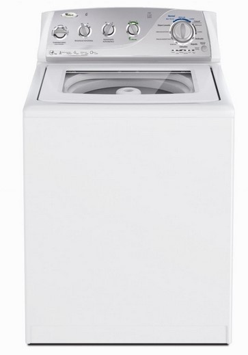 Whirlpool Lavadora de Carga Vertical 7MWTW1812AW, 18kg, 12 Programas de Lavado, Gris