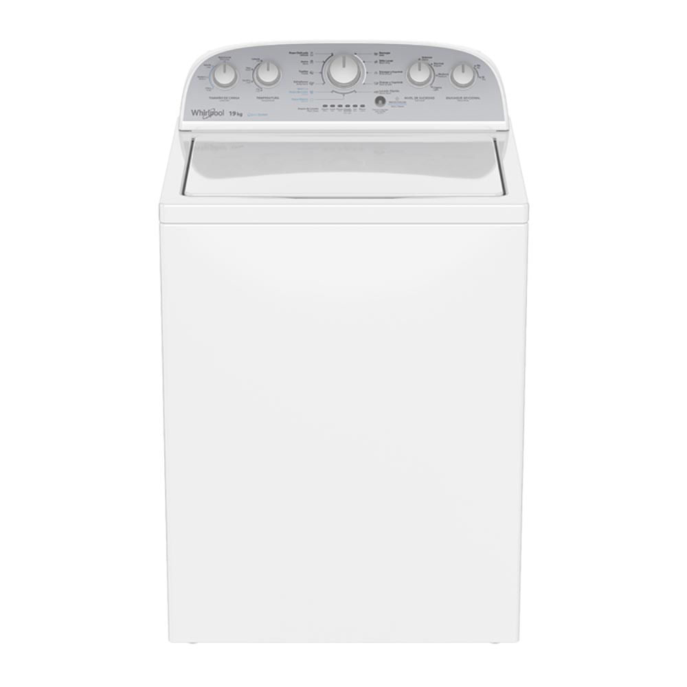 Whirlpool Lavadora de Carga Vertical 7MWTW1904LM, 19Kg, Blanco