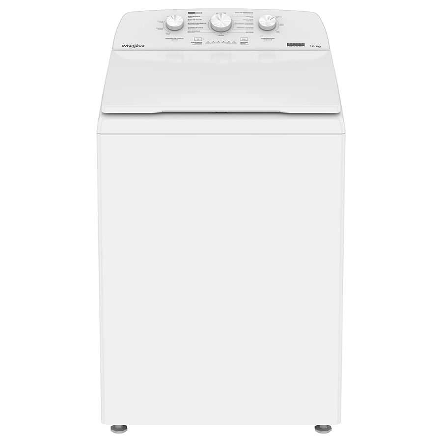 Whirlpool Lavadora de Carga Vertical Xpert System 8MWTW1643MJQ, 16Kg, 12 Programas de Lavado, Blanco